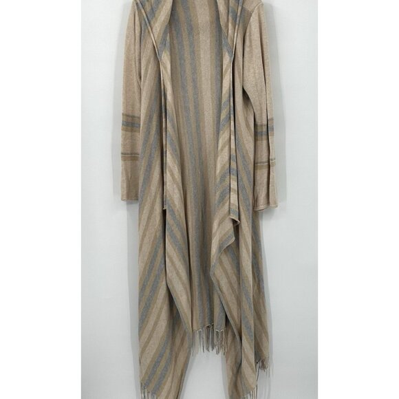 SOFT SURROUNDINGS cardigan sweater hoodie duster cotton cashmere hippie boho XL - Picture 3 of 13